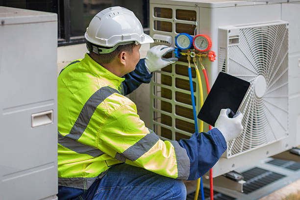 Professional Hvac technician working in Osage, IA